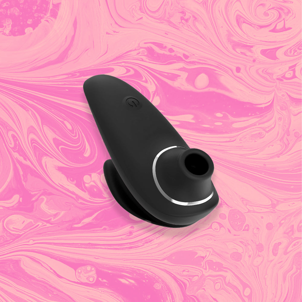 Clio Clitoris Sucker - Soft touch Silicone, 10 sucking modes, waterproof & USB rechargeable in colour black - Sex Toy
