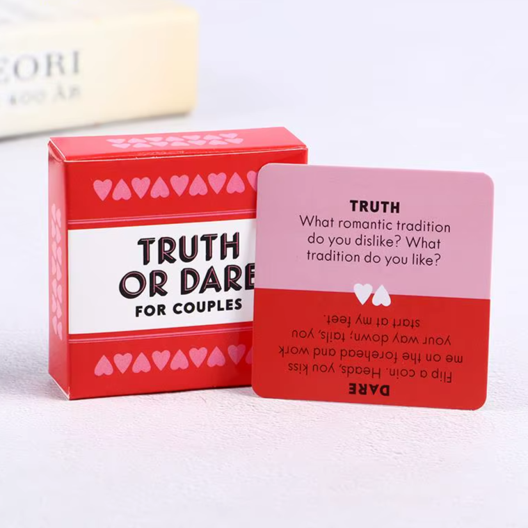 Truth or date card game