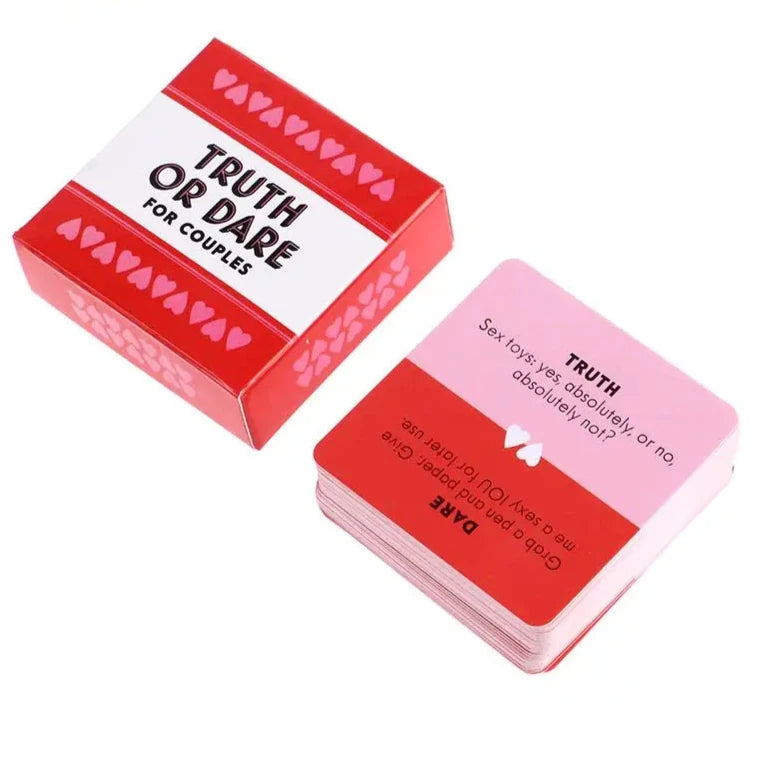 Truth or dare card game